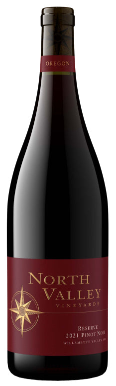 North Valley Vineyards Reserve Pinot Noir 2021  Front Bottle Shot