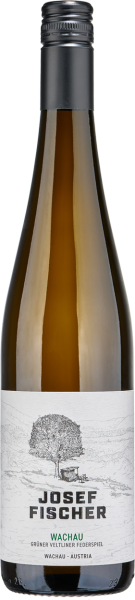 Weingut Josef Fischer Wachau Federspiel Gruner Veltliner 2023  Front Bottle Shot