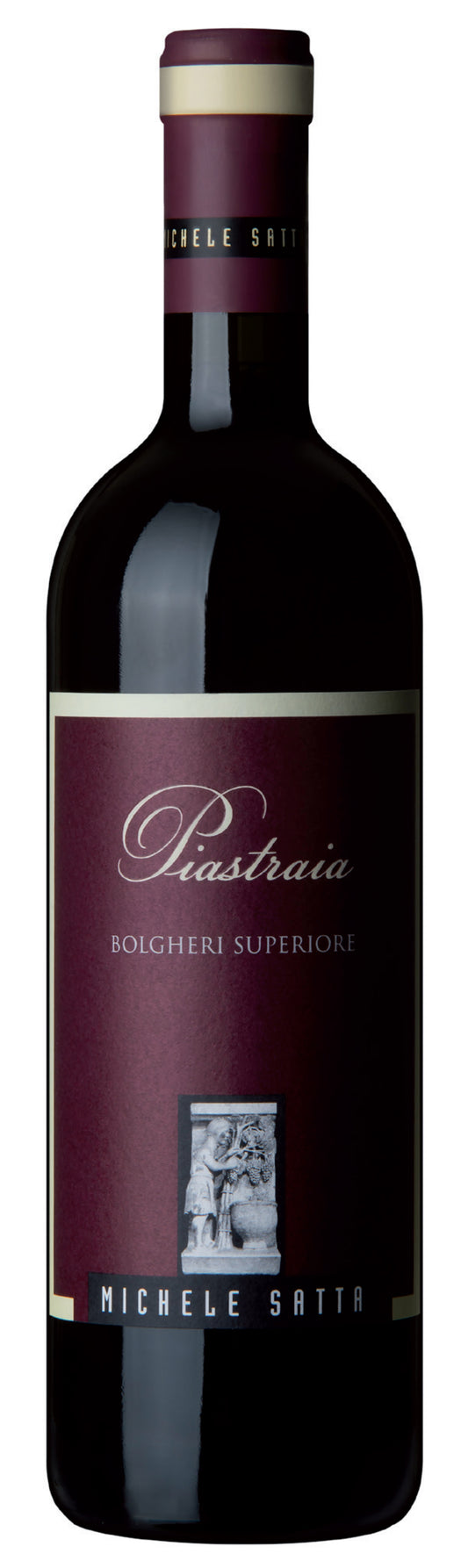 Michele Satta Piastraia 2021  Front Bottle Shot