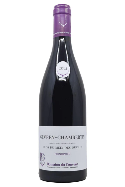 Domaine du Couvent Gevrey-Chambertin Clos du Meix des Ouches Monopole 2021  Front Bottle Shot
