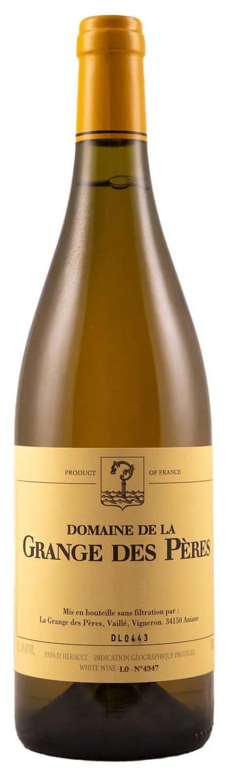 Grange des Peres Pays d'Herault Blanc 2021  Front Bottle Shot