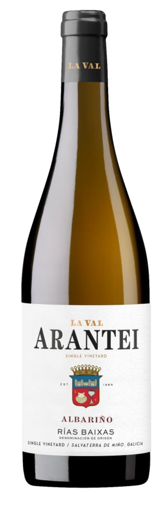 La Val Finca de Arantei Albarino 2023  Front Bottle Shot