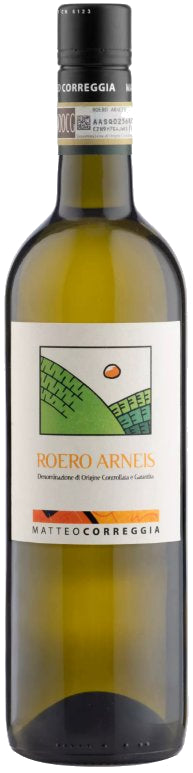 Matteo Correggia Roero Arneis 2022  Front Bottle Shot