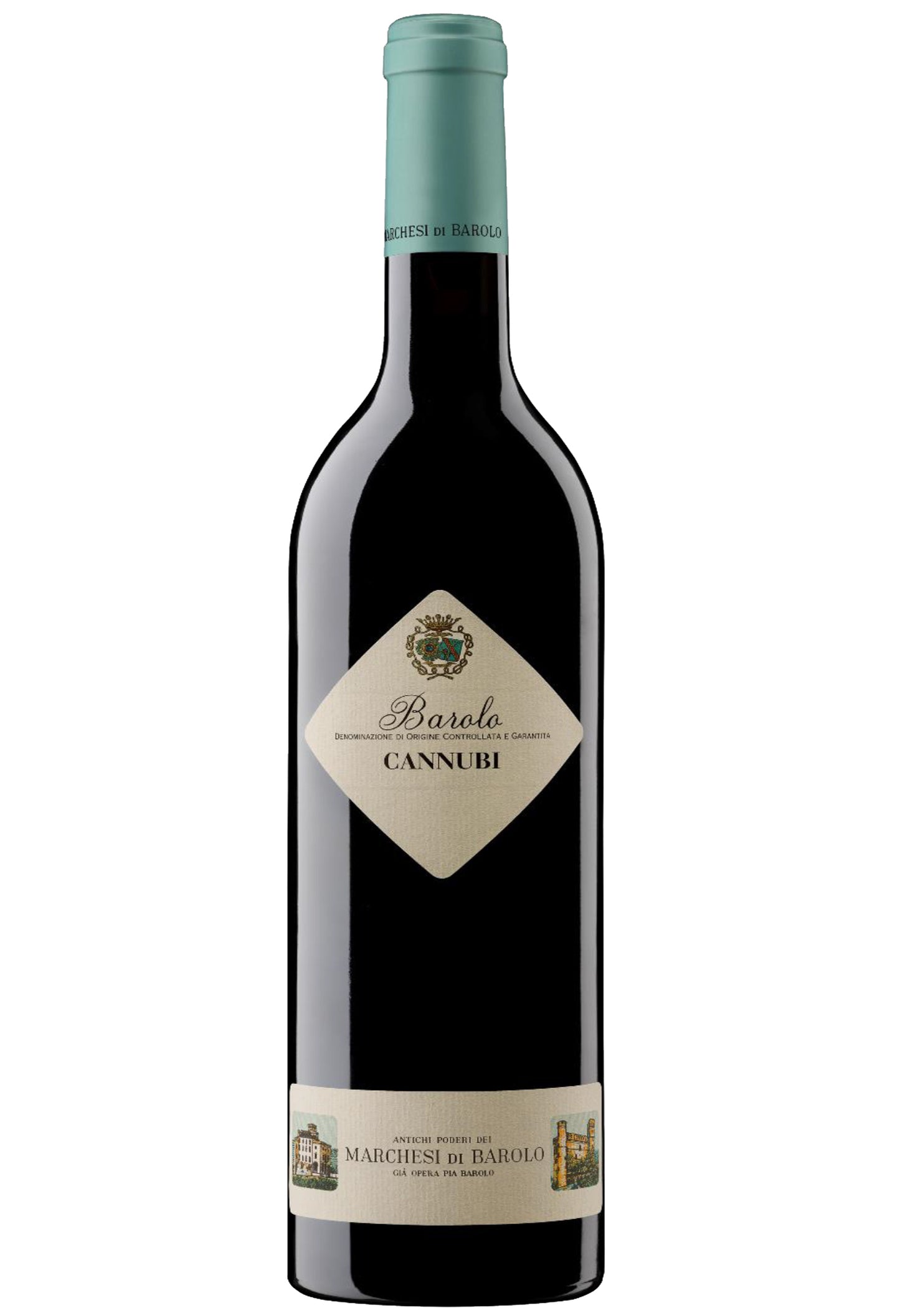 Marchesi di Barolo Barolo Cannubi 2019  Front Bottle Shot