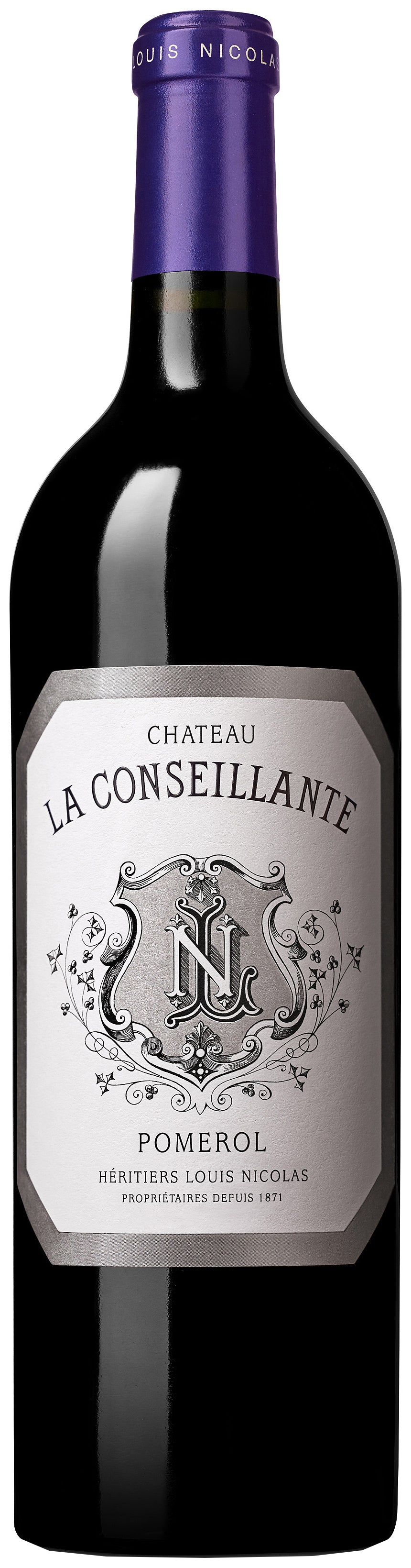 Chateau La Conseillante  2018  Front Bottle Shot