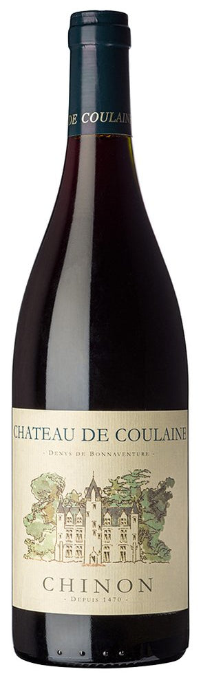 Chateau de Coulaine Chinon 2023  Front Bottle Shot