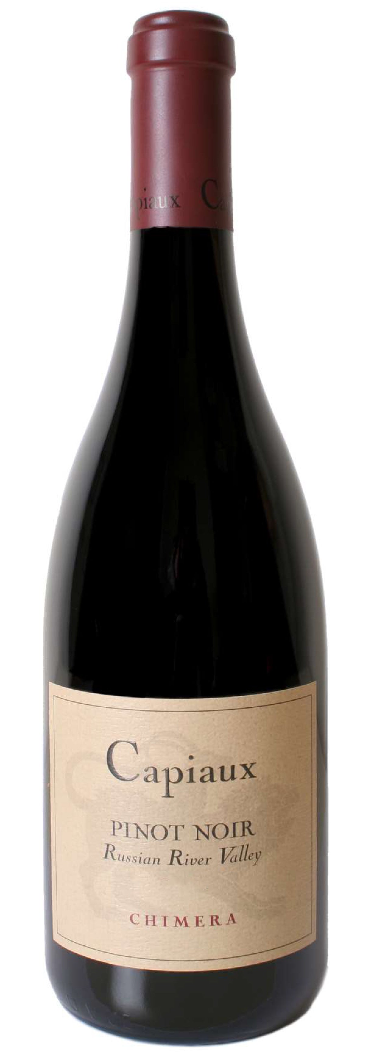 Capiaux Cellars Chimera Pinot Noir 2023  Front Bottle Shot