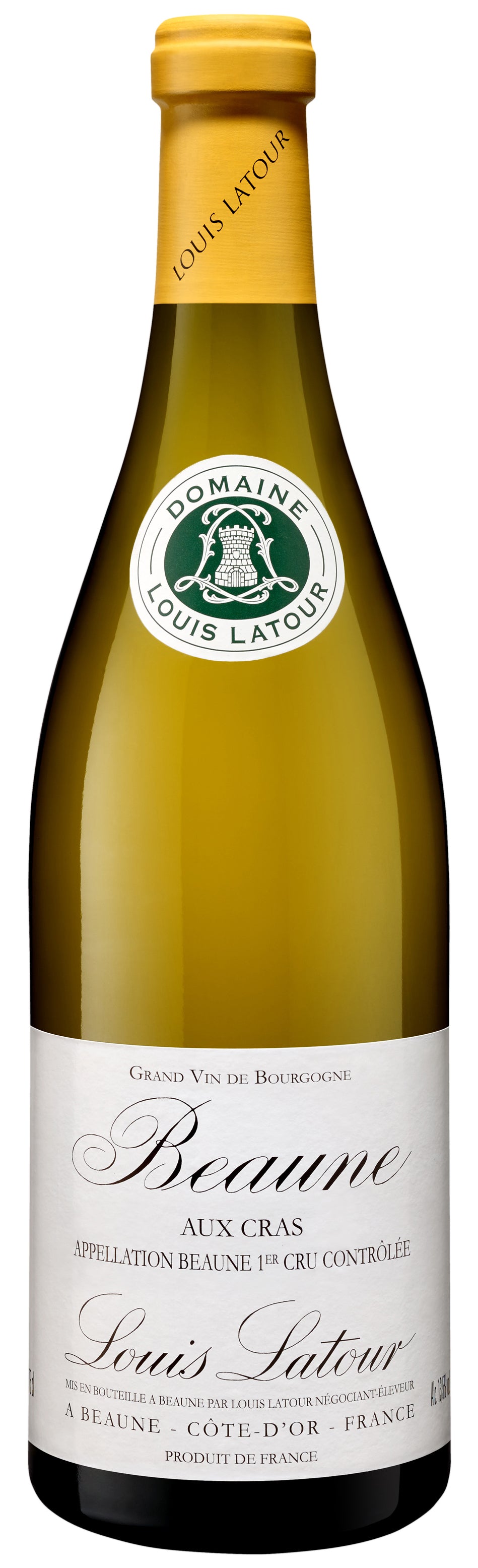 Louis Latour Beaune Aux Cras Premier Cru 2022  Front Bottle Shot