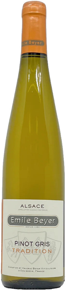 Domaine Emile Beyer Tradition Pinot Gris 2022  Front Bottle Shot