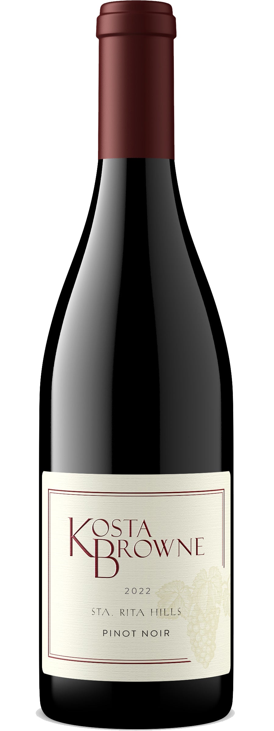 Kosta Browne Sta. Rita Hills Pinot Noir 2022  Front Bottle Shot