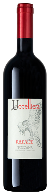 Uccelliera Rapace Toscana 2021  Front Bottle Shot