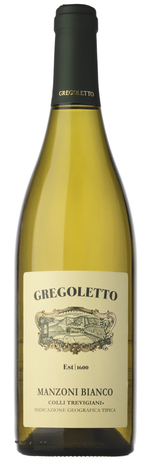 Gregoletto Colli Trevigiani Manzoni Bianco 2021  Front Bottle Shot