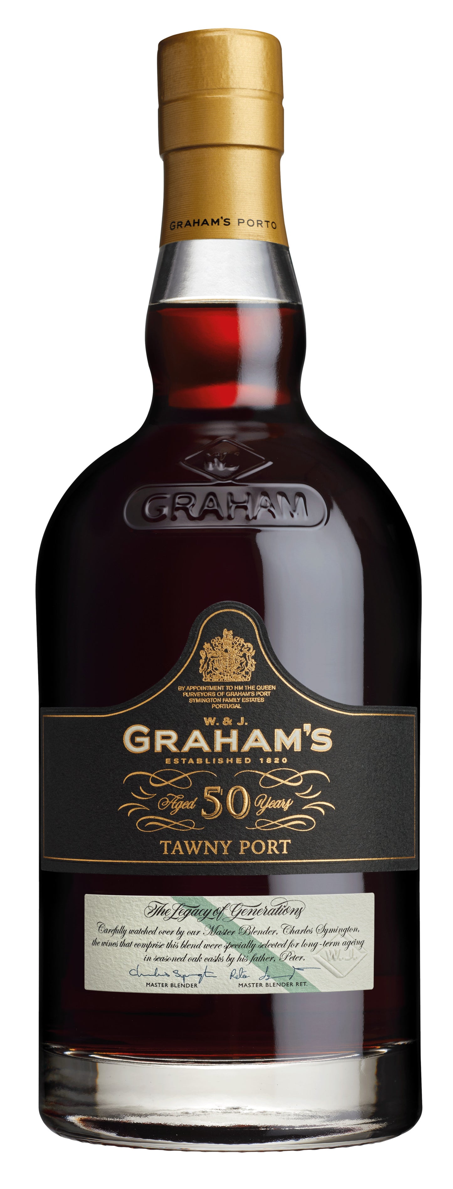 Graham's 50 Year Old Tawny Port  Front Bottle Shot