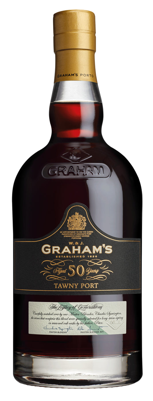 Graham's 50 Year Old Tawny Port  Front Bottle Shot