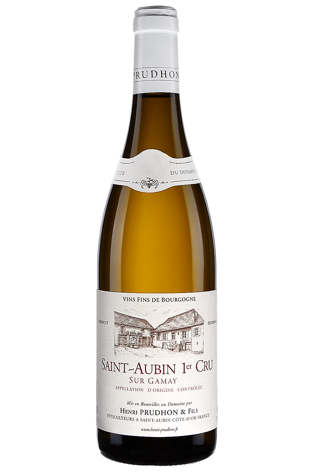 Domaine Henri Prudhon Saint-Aubin Sur Gamay Premier Cru 2022  Front Bottle Shot