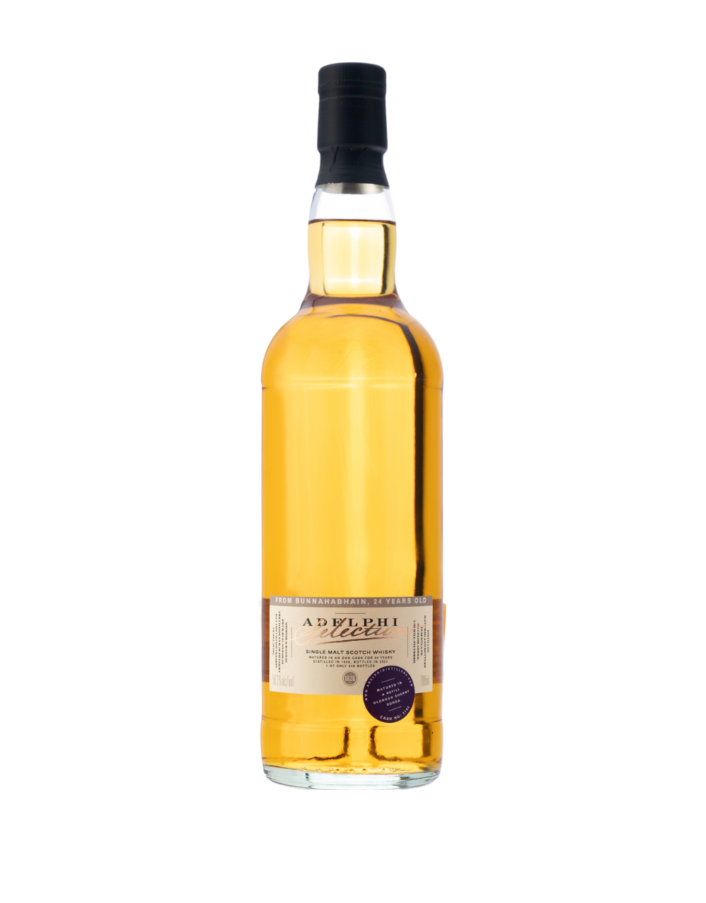 ADELPHI 24 YEAR OLD 1998 BUNNAHABAHAIN CASK #2144 700 ML