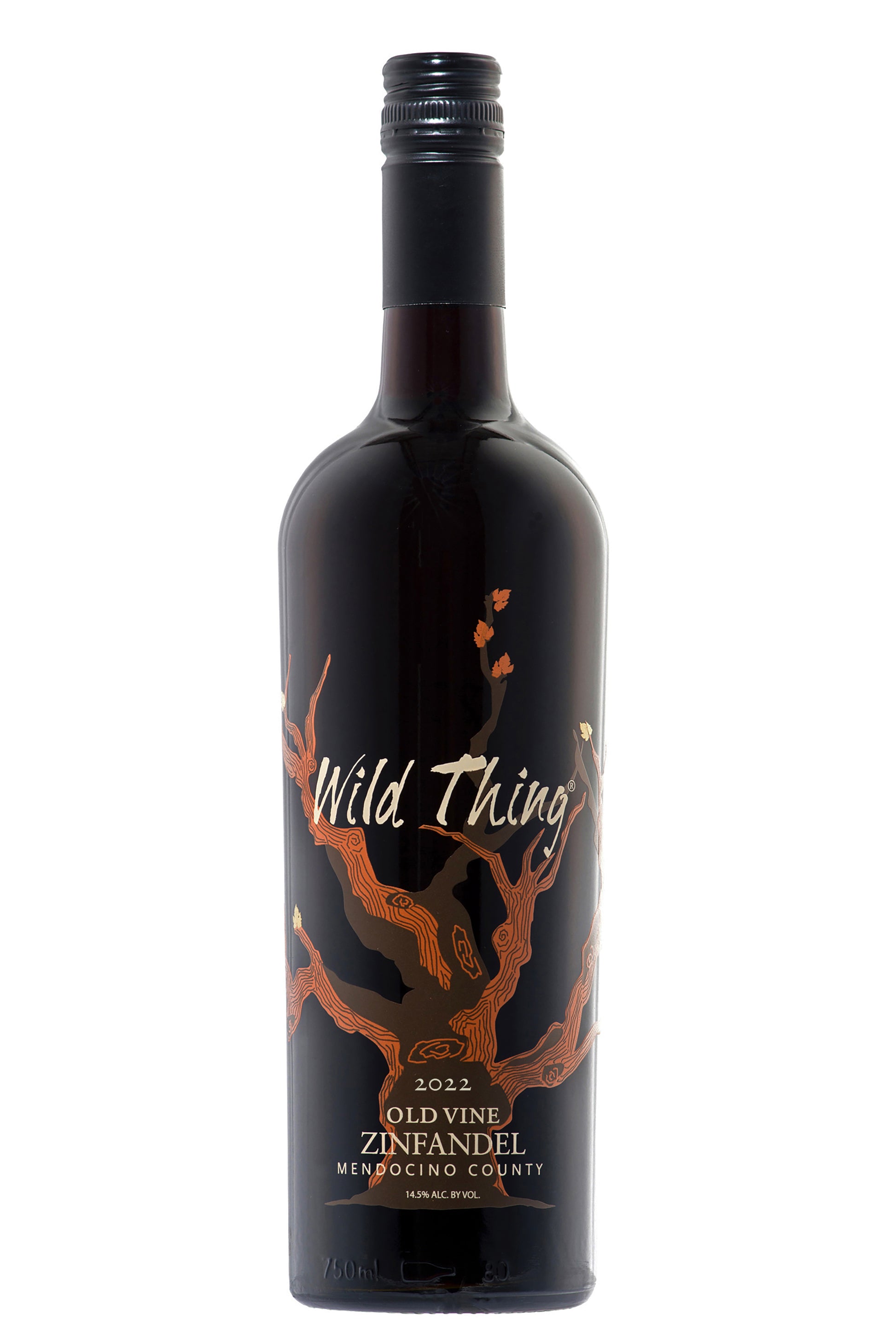 Carol Shelton Wild Thing Old Vine Zinfandel 2022  Front Bottle Shot