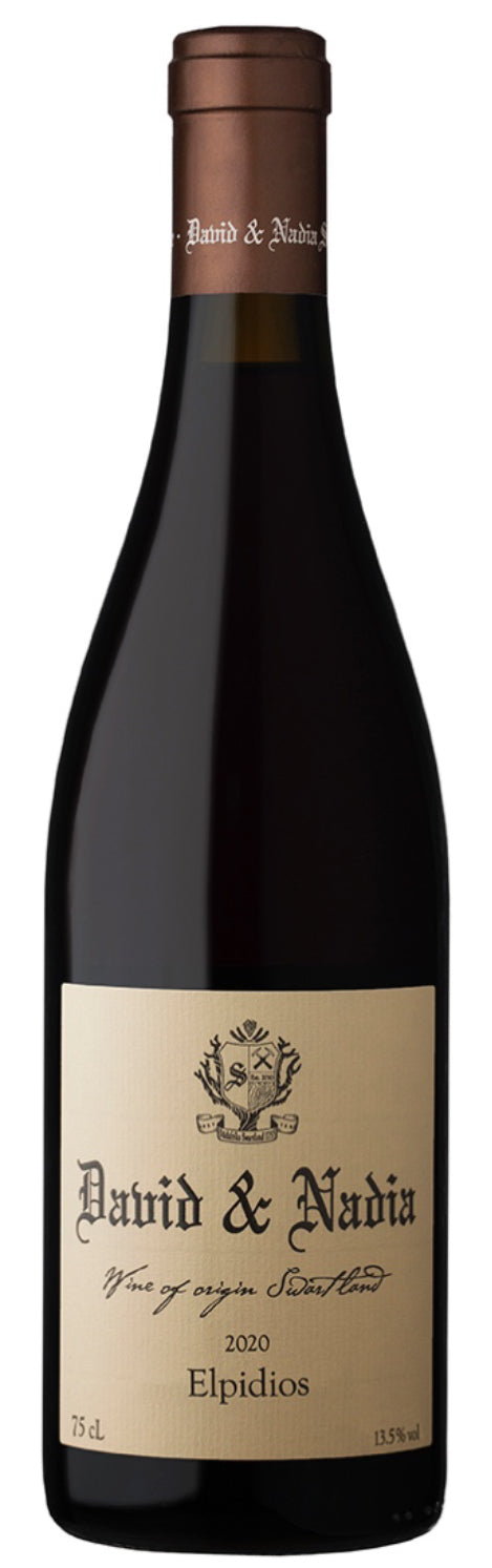 David & Nadia Elpidios 2020  Front Bottle Shot