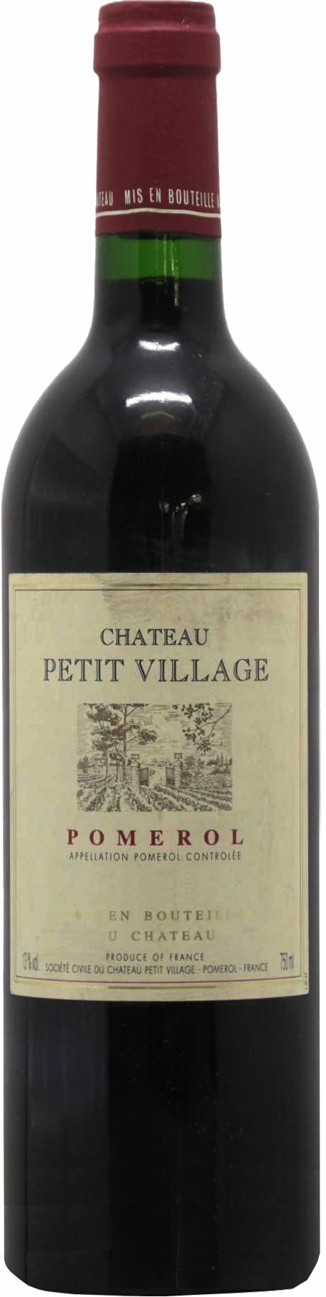 Chateau Petit Village  2005  Front Bottle Shot