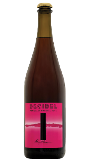 Decibel Wines Organic Petillant Naturel Rose 2023  Front Bottle Shot