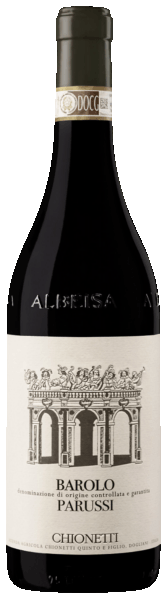 Chionetti Barolo Parussi 2019  Front Bottle Shot