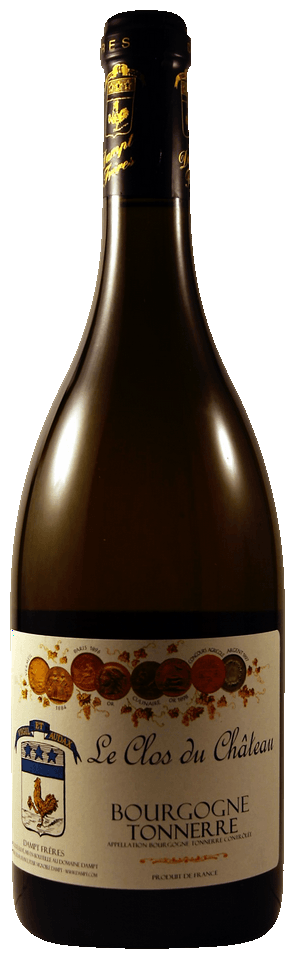 Vignoble Dampt Freres Bourgogne Tonnerre Le Clos du Chateau 2020  Front Bottle Shot