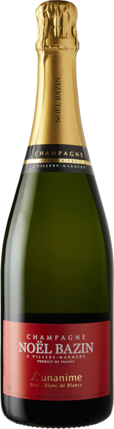 Noel Bazin L'Unanime Blanc de Blancs  Front Bottle Shot