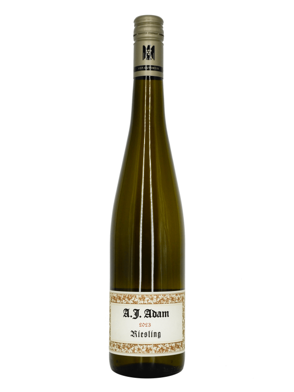 A.J. Adam Riesling Trocken 2023  Front Bottle Shot