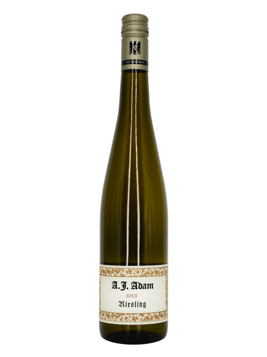 A.J. Adam Riesling Trocken 2023  Front Bottle Shot