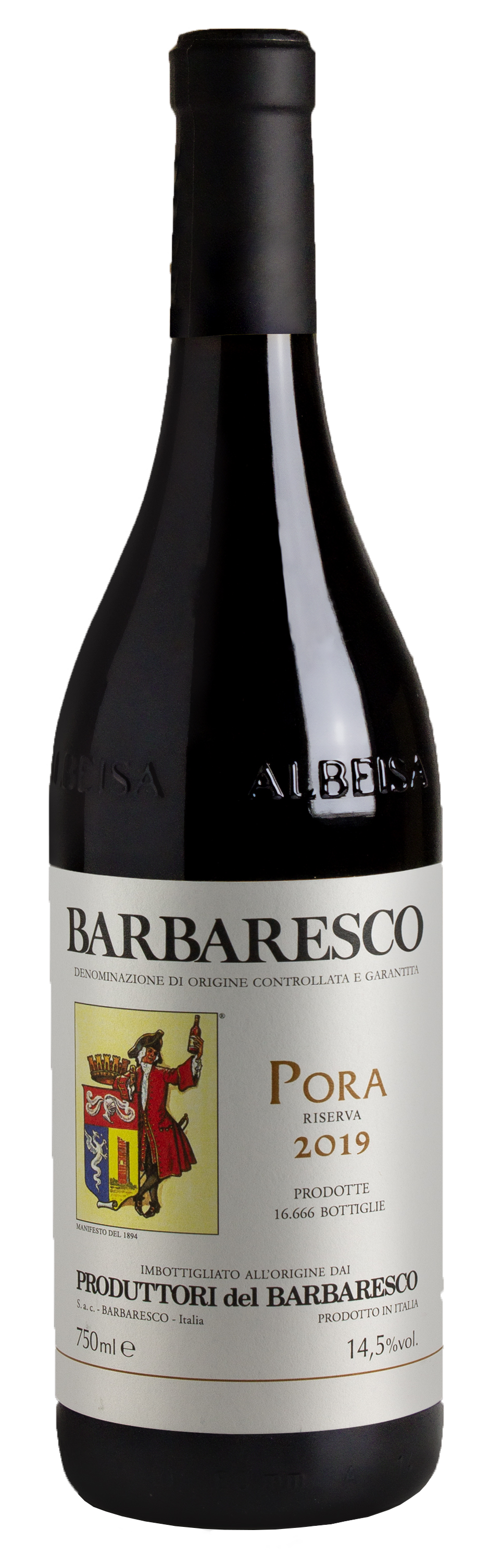 Produttori del Barbaresco Barbaresco Pora Riserva 2019  Front Bottle Shot