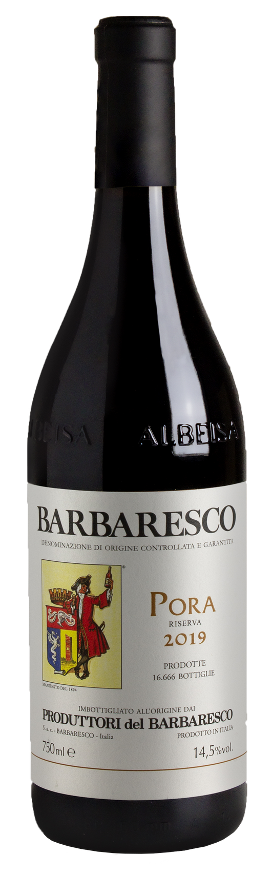 Produttori del Barbaresco Barbaresco Pora Riserva 2019  Front Bottle Shot