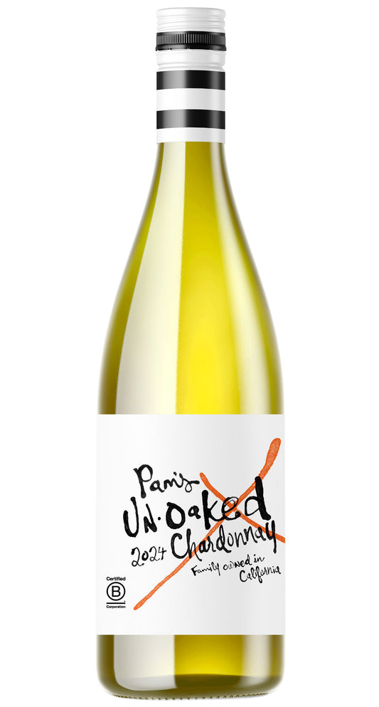 Ron Rubin Pam's Unoaked Chardonnay 2024  Front Bottle Shot