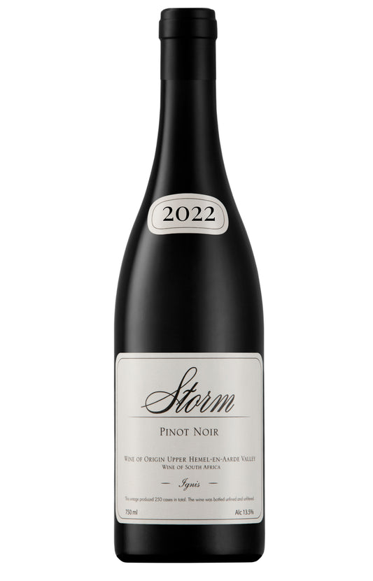 Storm Ignis Pinot Noir 2022  Front Bottle Shot