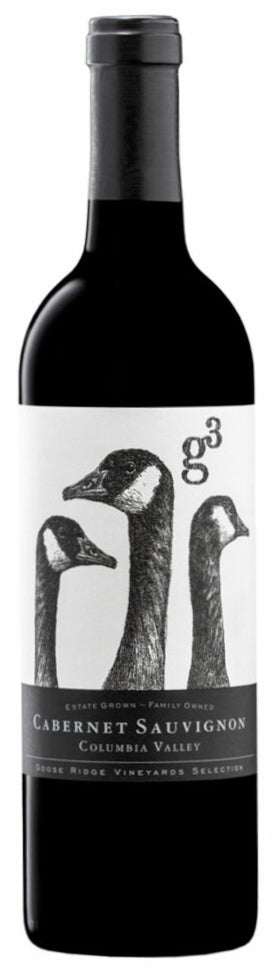 Goose Ridge G3 Cabernet Sauvignon 2020  Front Bottle Shot