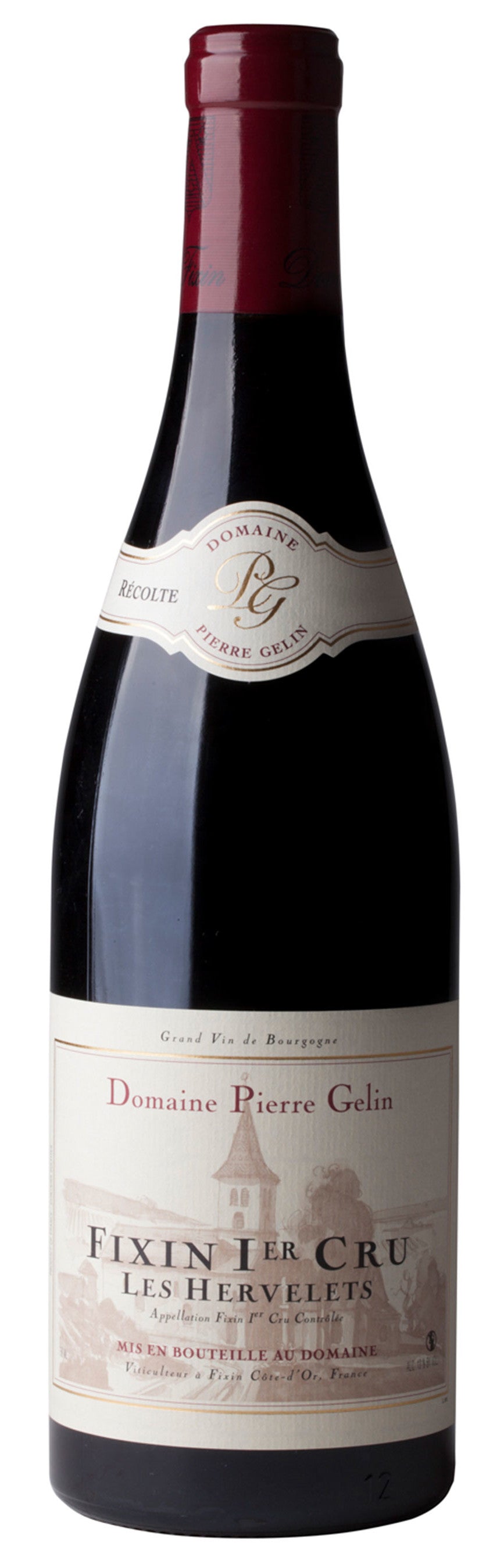 Pierre Gelin Fixin Les Hervelets Premier Cru 2019  Front Bottle Shot