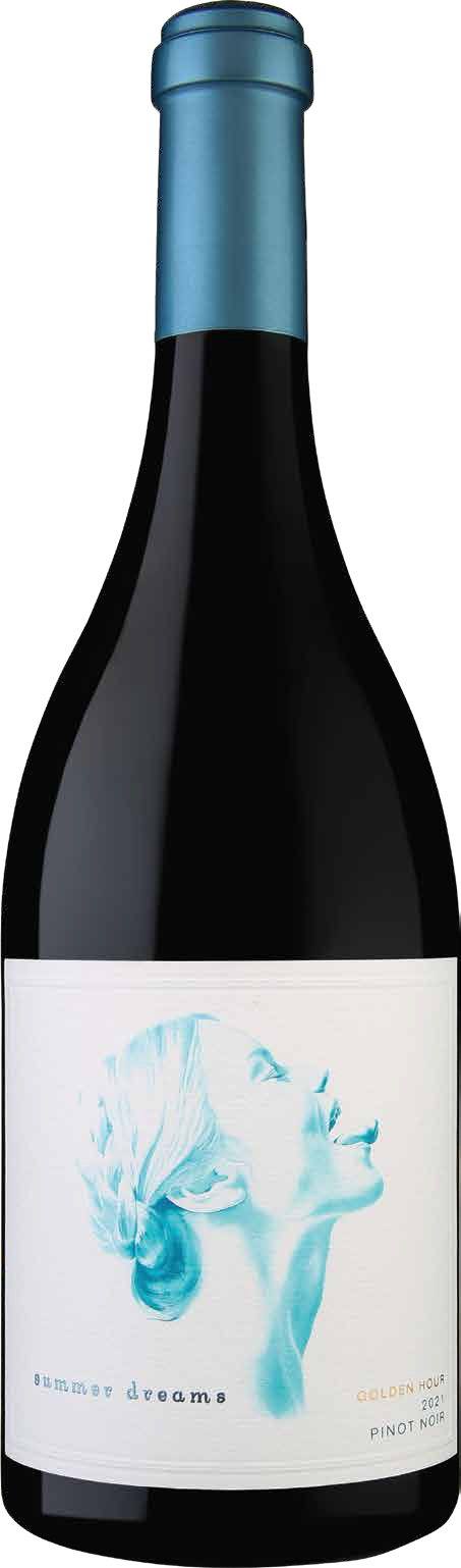 Summer Dreams Golden Hour Pinot Noir 2021  Front Bottle Shot