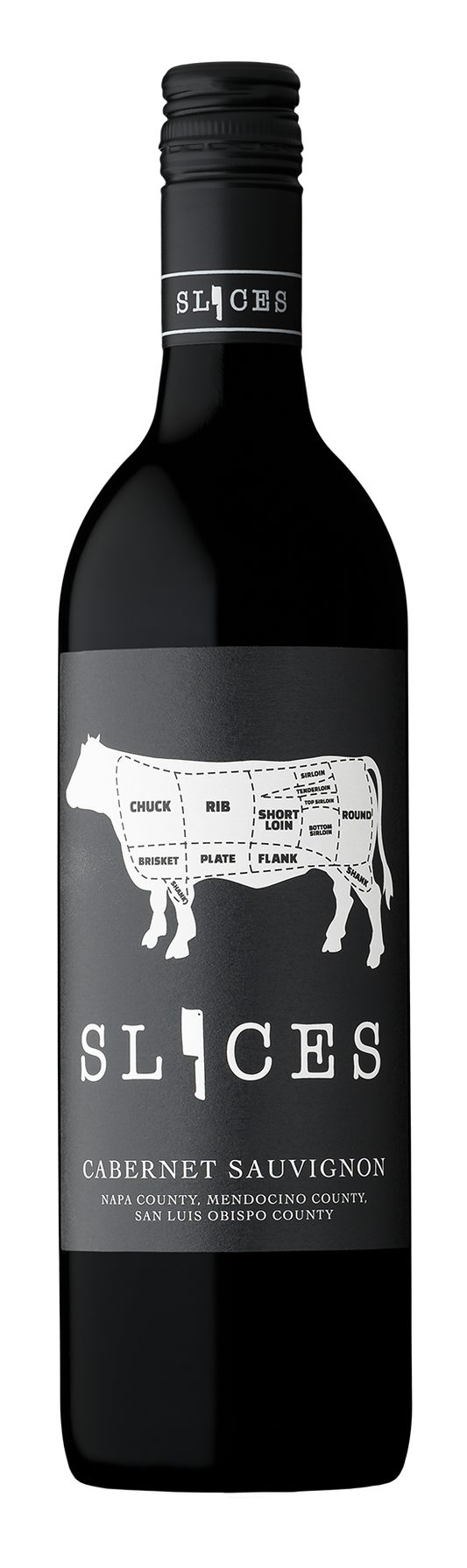 Slices Cabernet Sauvignon 2021  Front Bottle Shot