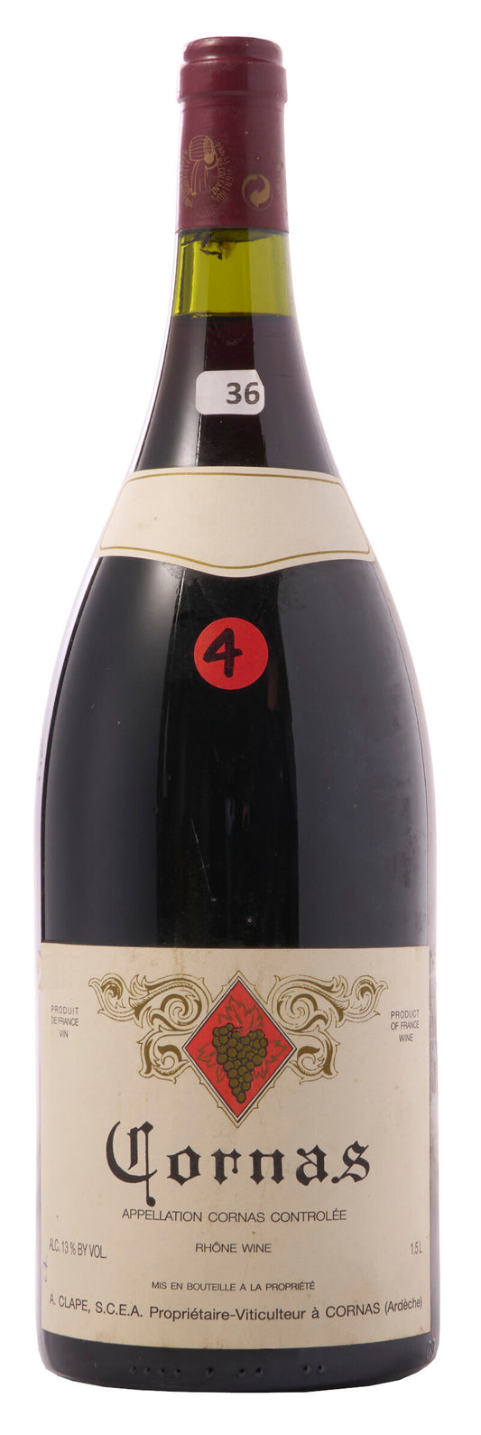 Auguste Clape Cornas (1.5 Liter Magnum) 2022  Front Bottle Shot
