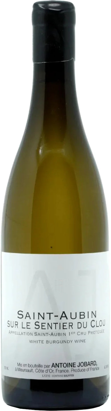 Domaine Antoine Jobard St-Aubin Sur le Sentier du Clou Premier Cru 2022  Front Bottle Shot
