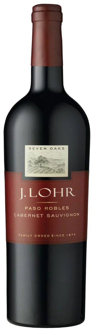 J. Lohr Estates Seven Oaks Cabernet Sauvignon 2022  Front Bottle Shot