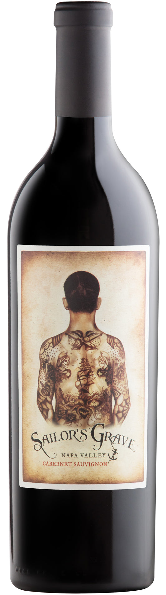 Sailor's Grave Cabernet Sauvignon 2021  Front Bottle Shot
