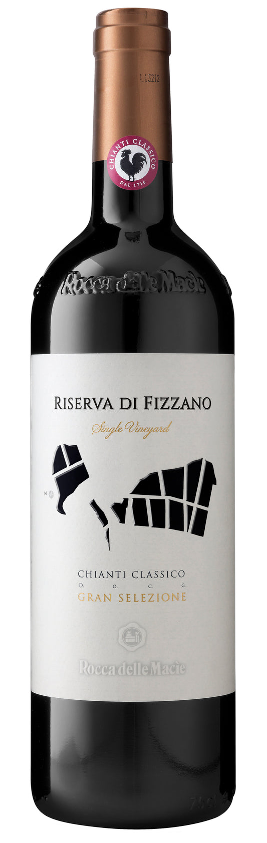 Rocca delle Macie Chianti Classico Fizzano Riserva 2015  Front Bottle Shot