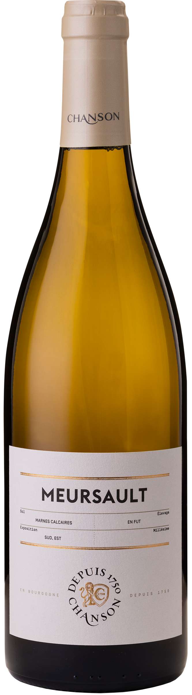 Chanson Pere & Fils Meursault 2022  Front Bottle Shot