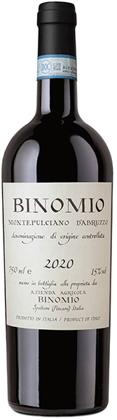 Azienda Agricola Binomio Montepulciano d'Abruzzo Riserva 2020  Front Bottle Shot