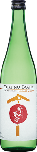 Yuki No Bosha Cabin in the Snow Junmai Ginjo Sake (720ML)  Front Bottle Shot