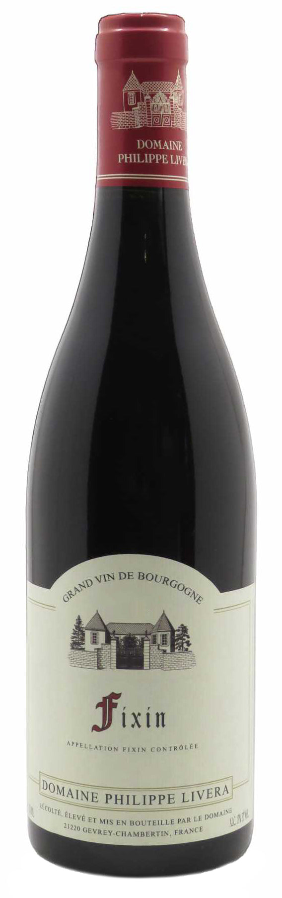 Philippe Livera Fixin 2022  Front Bottle Shot