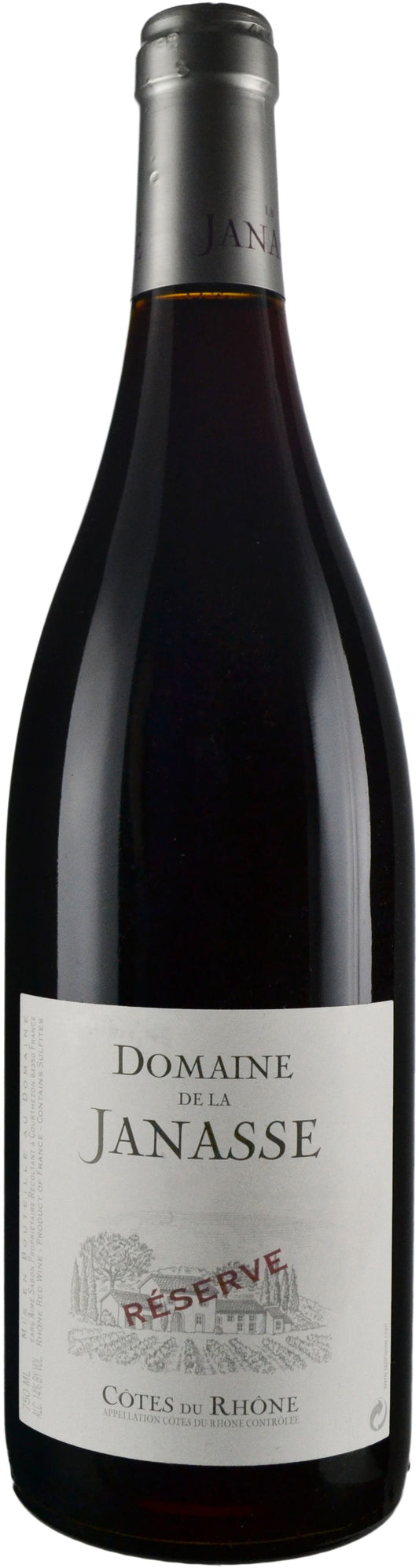 Domaine de la Janasse Cotes du Rhone Reserve 2022  Front Bottle Shot