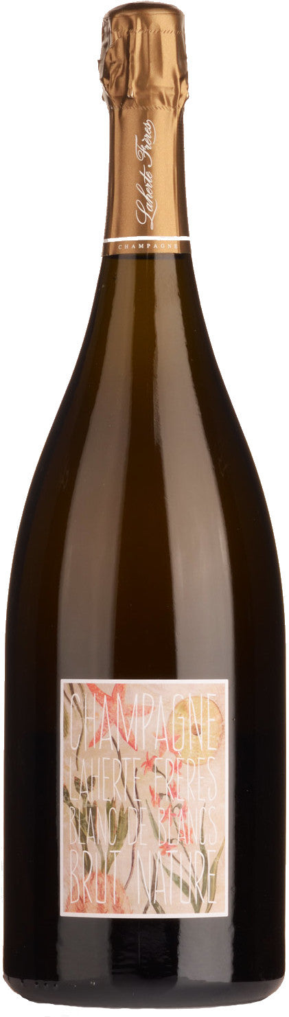 Laherte Freres Brut Nature Blanc de Blancs (1.5 Liter Magnum)  Front Bottle Shot
