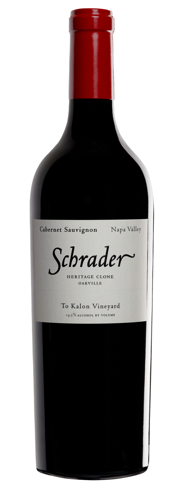 Schrader Heritage Clone Cabernet Sauvignon 2021  Front Bottle Shot