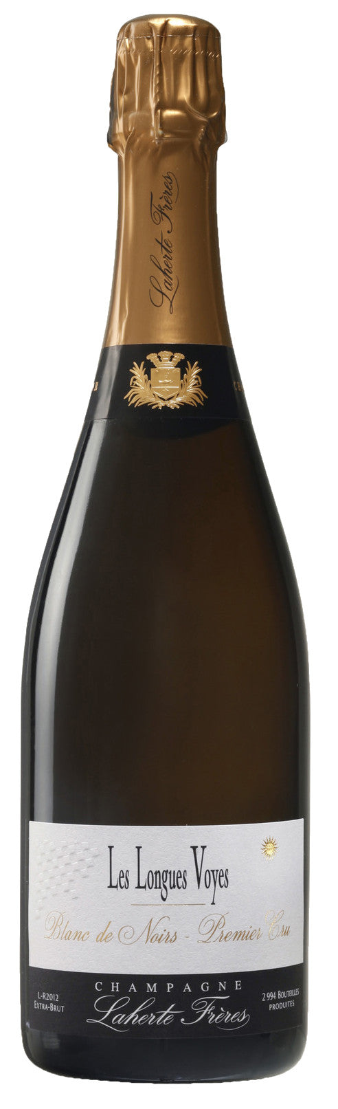 Laherte Freres Extra Brut Les Longues Voyes  Front Bottle Shot